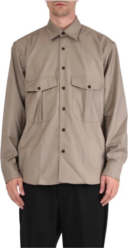Costumein Formal Overhemd Bruin Heren