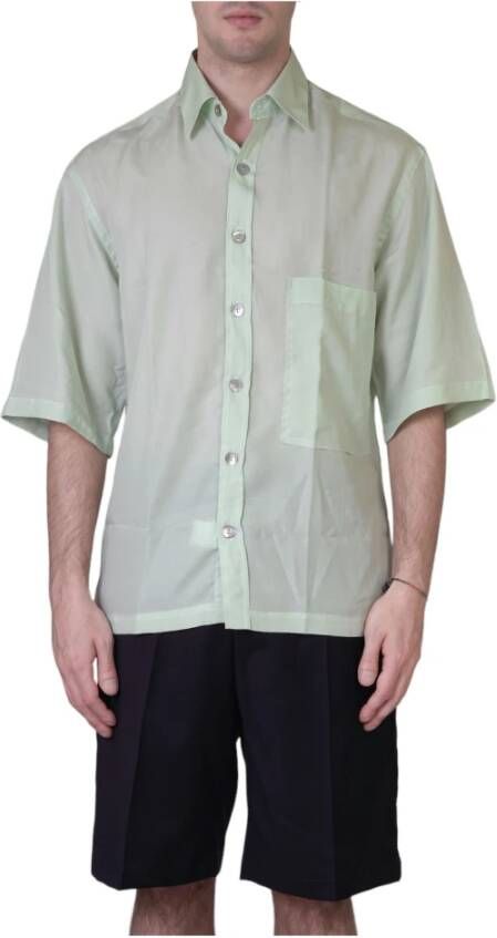Costumein Short Sleeve Shirts Groen Heren