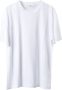Costumein Luxe Linnen T-Shirt White Heren - Thumbnail 1
