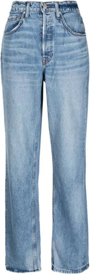 Cotton Citizen Straight Jeans Blauw Dames