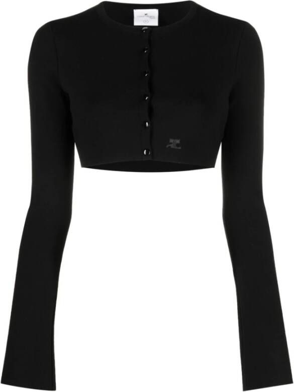 Courrèges Sweaters Zwart Black Dames