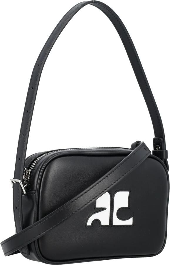 Courrèges Mini Camera Tas met Kettinghandvat Black Dames - Foto 3