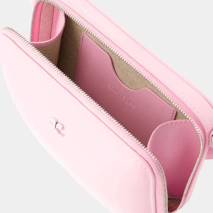 Courrèges Shoppers Cloud Reflex Bag Leather Candy Pink in roze - Foto 2