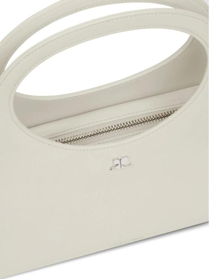 Courrèges Hobo bags Holy Day Crossbody Leather White in wit - Foto 4