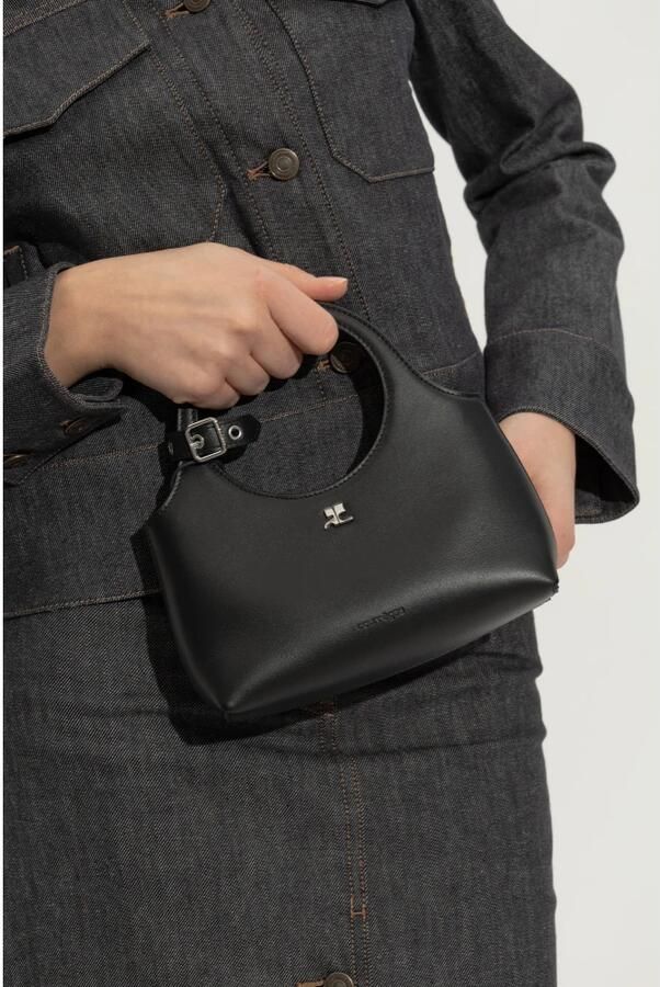 Courrèges Hobo bags 'Mini Holy Day' Handbag in zwart - Foto 8