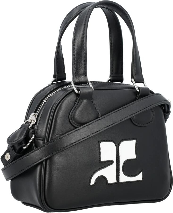 Courrèges Zwarte Mini Bowlingtas met AC Monogram Black Dames - Foto 3