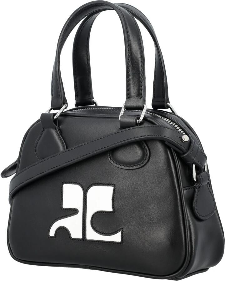 Courrèges Zwarte Mini Bowlingtas met AC Monogram Black Dames - Foto 4
