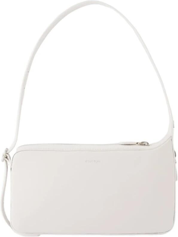 Courrèges Hobo bags One Racer Baguette Shoulder Bag Leather White in wit - Foto 4