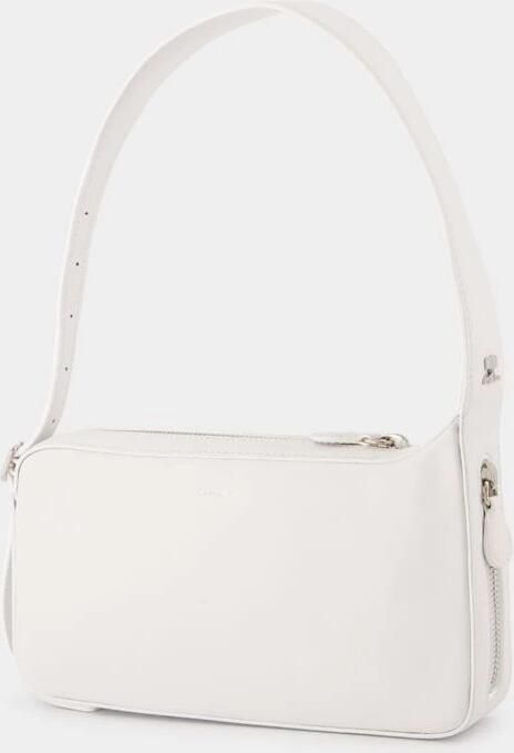 Courrèges Hobo bags One Racer Baguette Shoulder Bag Leather White in wit - Foto 6