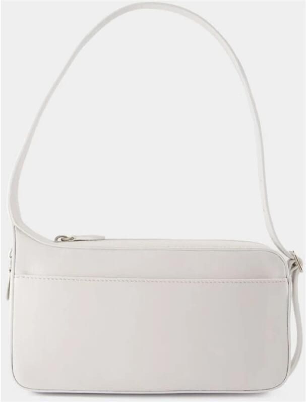 Courrèges Hobo bags One Racer Baguette Shoulder Bag Leather White in wit - Foto 3
