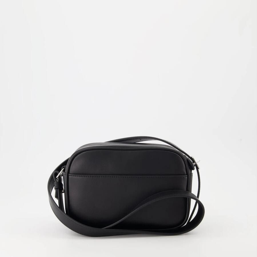 Courrèges Hobo bags Reedition Camera Crossbody Leather Black in zwart - Foto 6