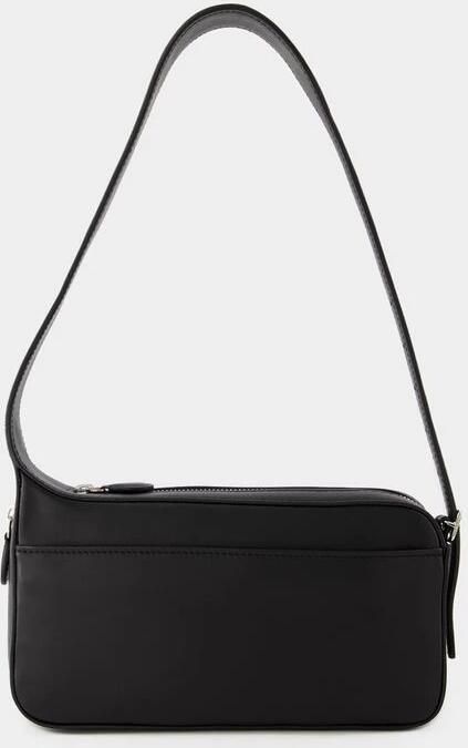 Courrèges Hobo bags One Racer Hobo Bag Leather Black in zwart - Foto 3