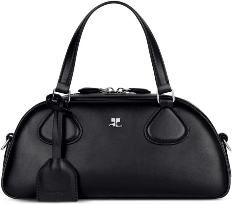 Courrèges Zwarte tassen met geborduurd logo Black Dames - Foto 4