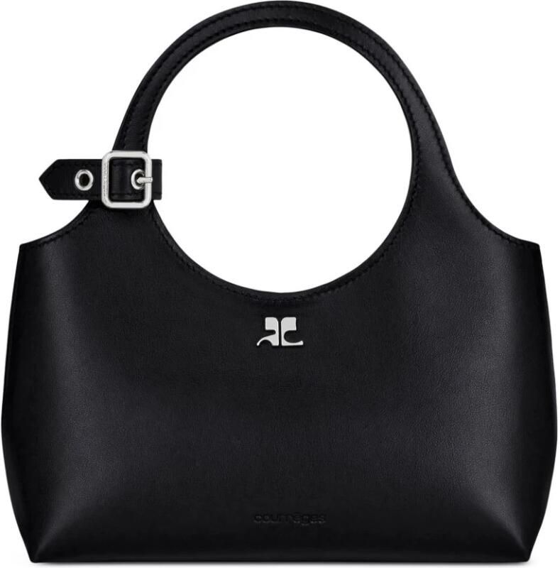 Courrèges Hobo bags 'Mini Holy Day' Handbag in zwart