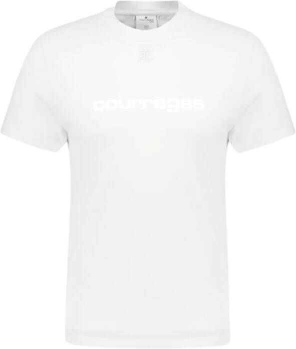 Courrèges Klassiek Wit T-shirt voor Heren White Heren