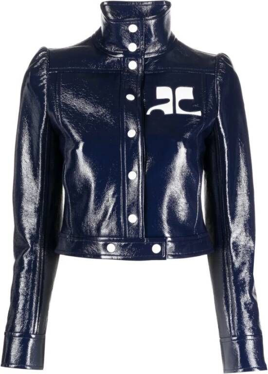 Courrèges Lichte jas Blauw Dames