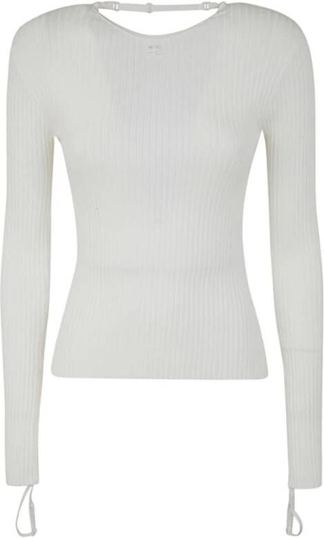 Courrèges Long Sleeve Tops Wit Dames