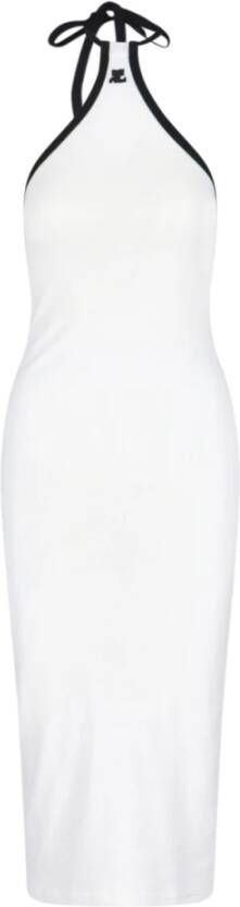 Courrèges Midi Dresses Wit Dames