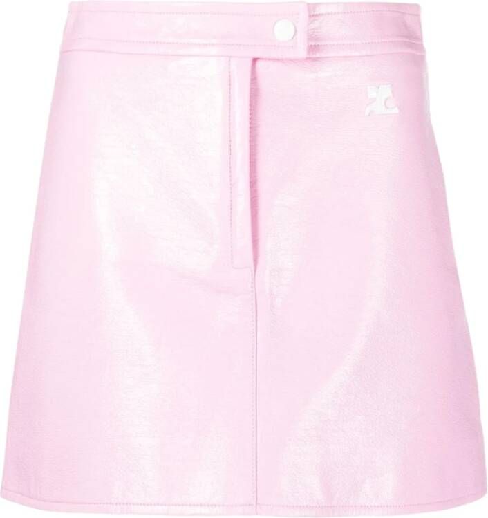 Courrèges Short Skirts Roze Dames