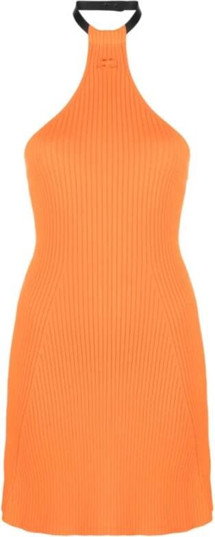 Courrèges Short Dresses Oranje Dames