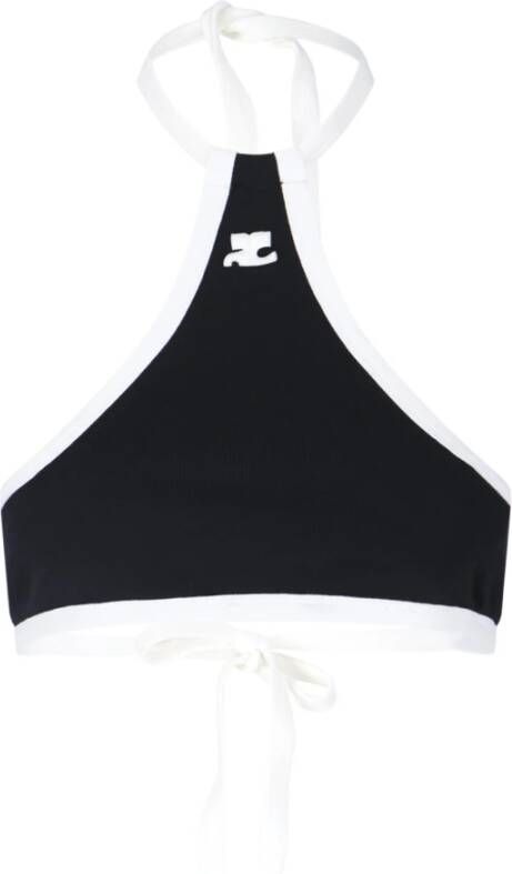 Courrèges Sleeveless Tops Zwart Dames