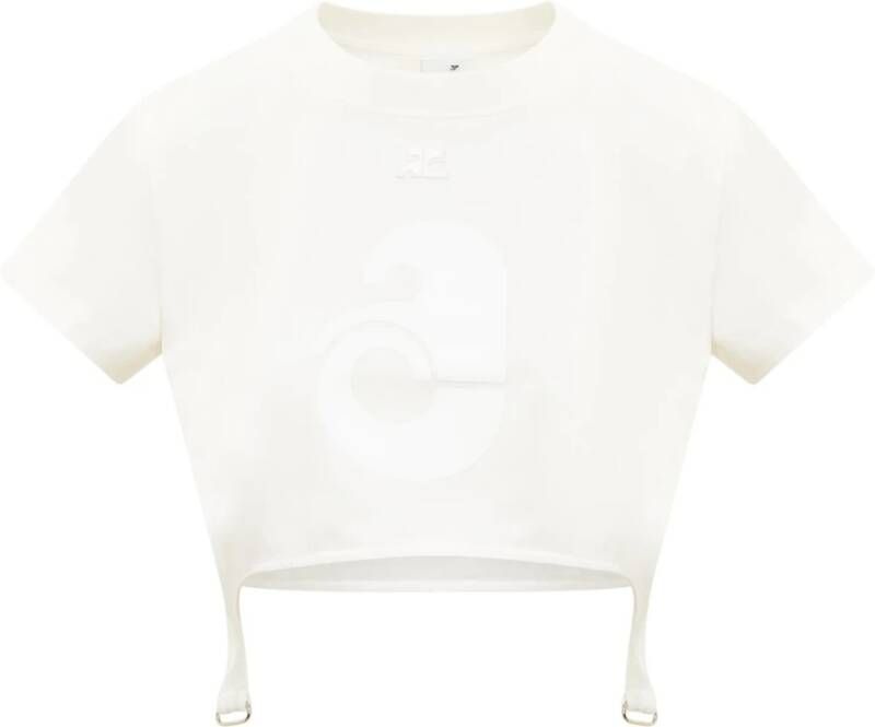 Courrèges T-Shirts Beige Dames