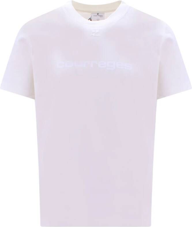 Courrèges T-Shirts Wit Heren
