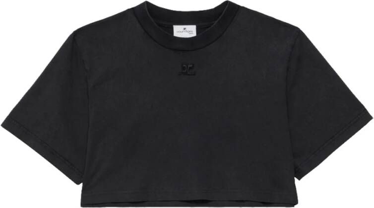 Courrèges T-Shirts Zwart Dames