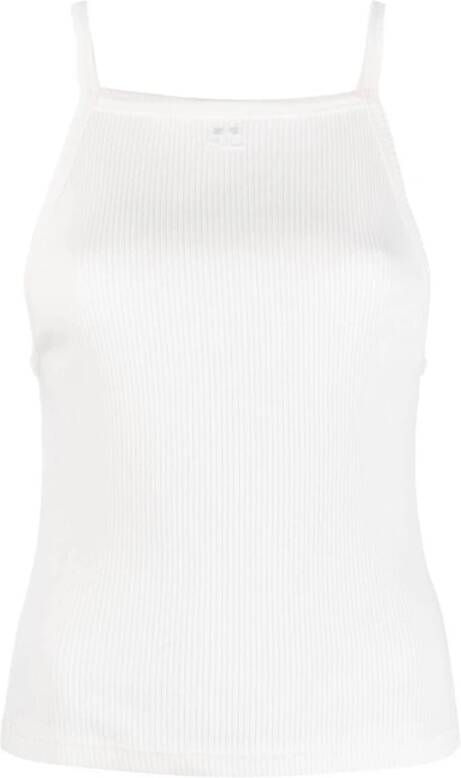 Courrèges Witte Topkleding voor Vrouwen Aw23 White Dames