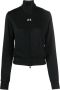 Courrèges Zwart Zip-Through Sweatshirt voor Dames Zwart Dames - Thumbnail 1