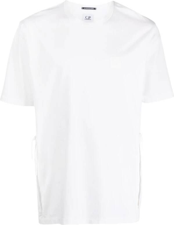 C.P. Company 101 WIT Metropolis Series Mercerized T-Shirt White Heren