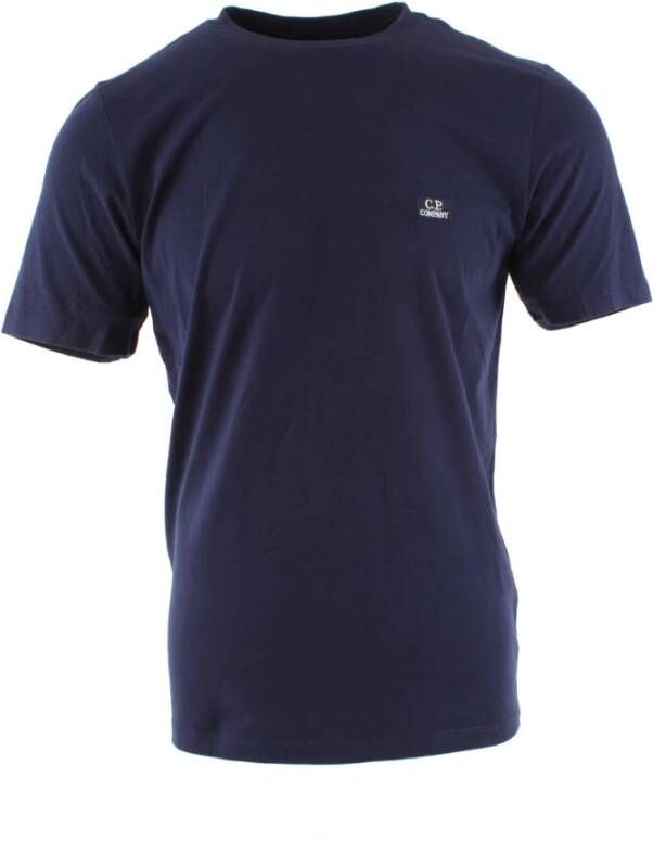 C.P. Company Blauw Katoenen T-shirt voor Heren Blauw Heren