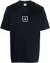 C.P. Company Metropolis Serie Mercerized Jersey Reverse Logo Print T-Shirt Blauw Heren - Thumbnail 1