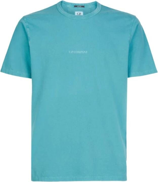 C.P. Company T-shirt met relaxed fit en logo voor heren Blauw Heren