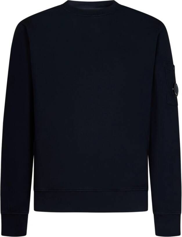 C.P. Company Blauwe Aw23 Eclipse Sweatshirt Blauw Heren