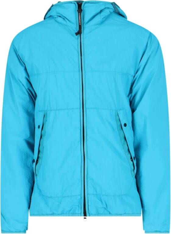 C.P. Company Blauwe Korte Jas voor Heren Blauw Heren