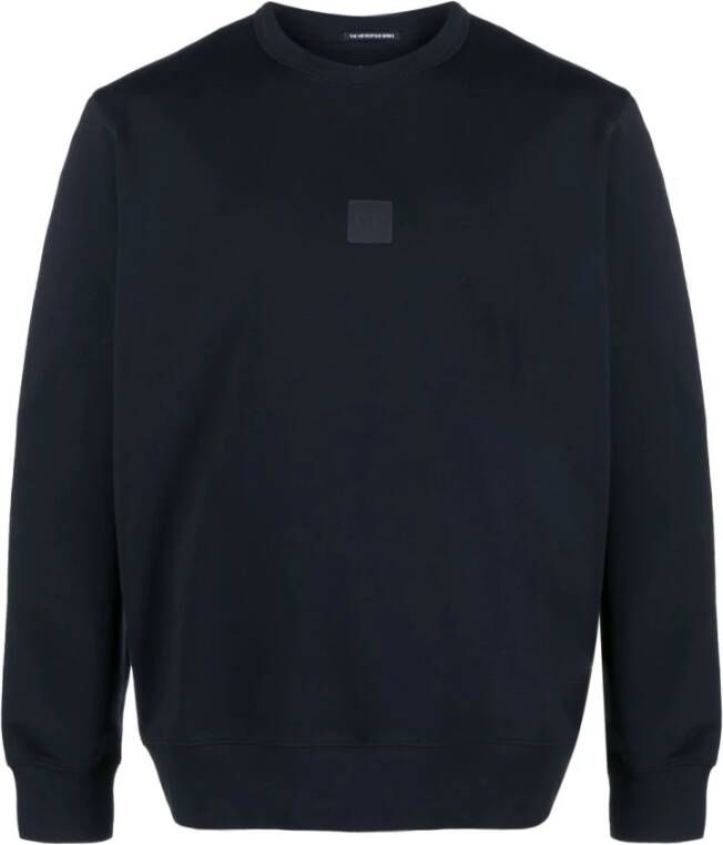 C.P. Company Blauwe Sweatshirt met Logo Patch Blauw Heren