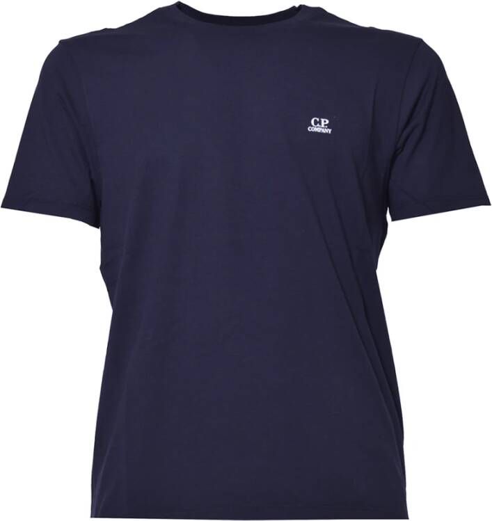 C.P. Company Blauwe T-shirts en Polos voor Heren Blauw Heren