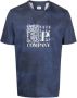 C.P. Company Bloemenprint Crew Neck T-Shirt Blauw Heren - Thumbnail 1