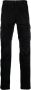 C.P. Company Zwarte Stretch-Katoenen Signature Broek Black Heren - Thumbnail 1