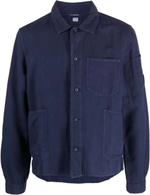 C.P. Company Casual overhemd Blauw Heren