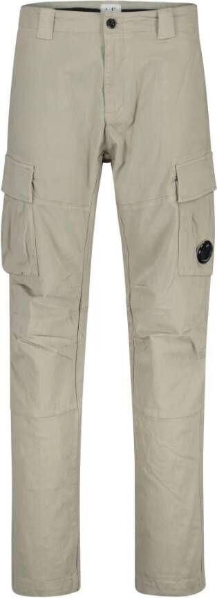 C.P. Company Comfortabele Katoenen Tapered Broek Groen Heren