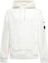 C.P. Company Witte Hoodie met Logo Patch Heren Sweatshirt White Heren - Thumbnail 2