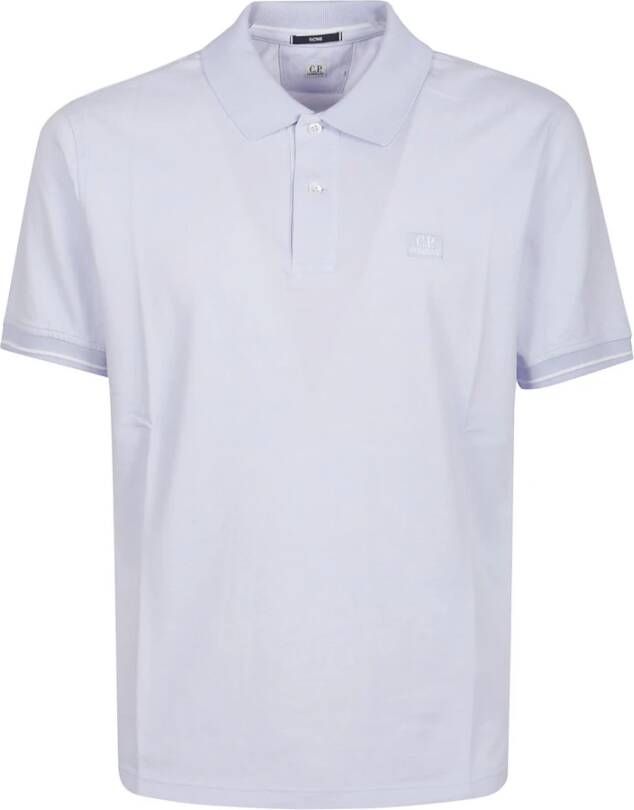 C.P. Company Cosmic Sky Polo Shirt White Heren