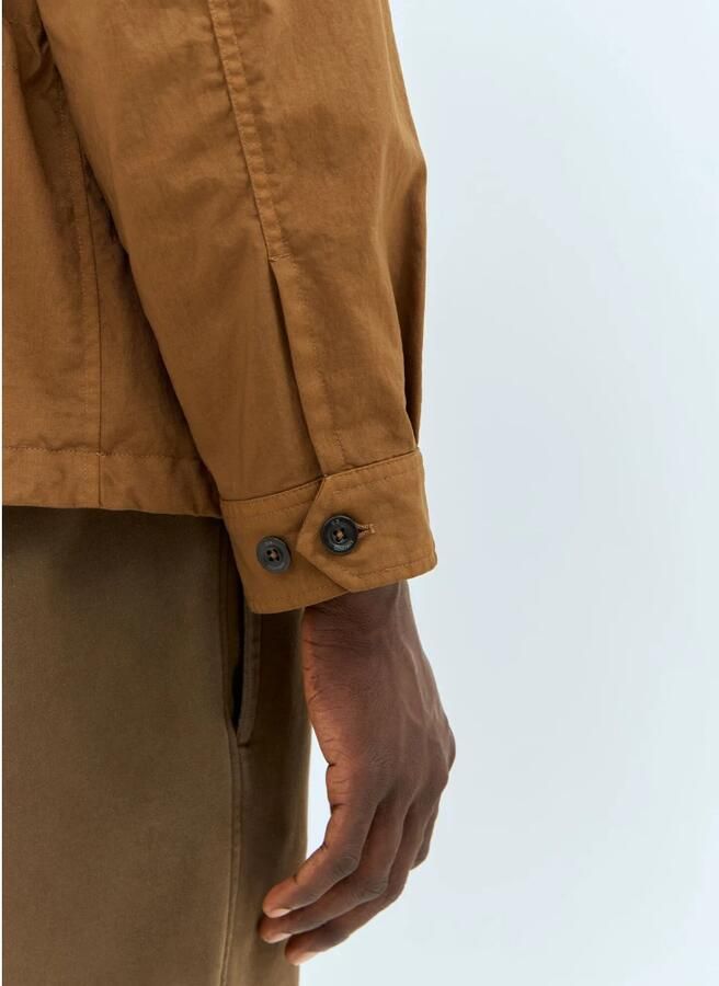 C.P. Company Bruin Earth Textuur Hoodie Jas Brown Heren - Foto 2