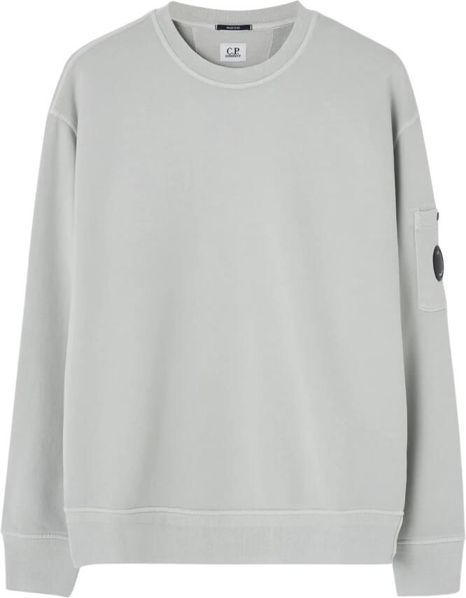 C.P. Company Blauwe Diagonale Sweatshirt met Rundhals White Heren - Foto 2