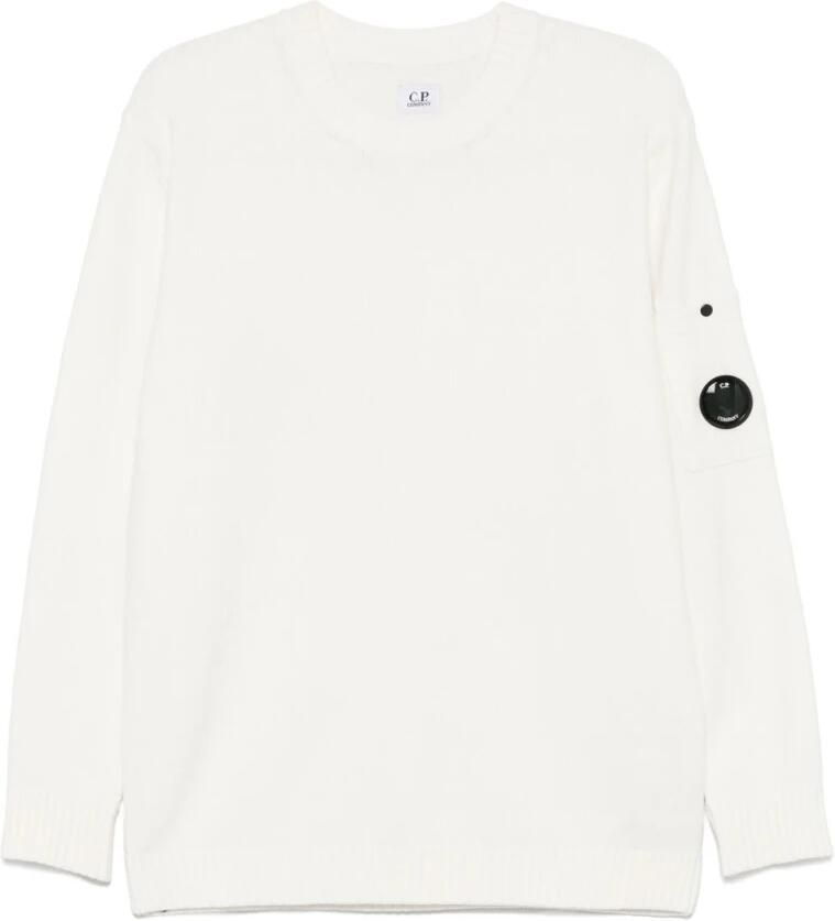 C.P. Company Katoenen trui met kenmerkende details White Heren