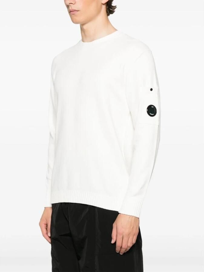 C.P. Company Katoenen trui met kenmerkende details White Heren - Foto 2