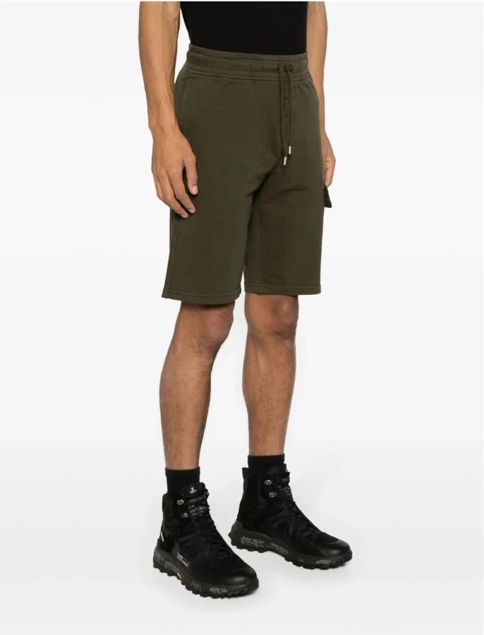 C.P. Company Lichte Fleece Shorts in Groen Green Heren - Foto 2