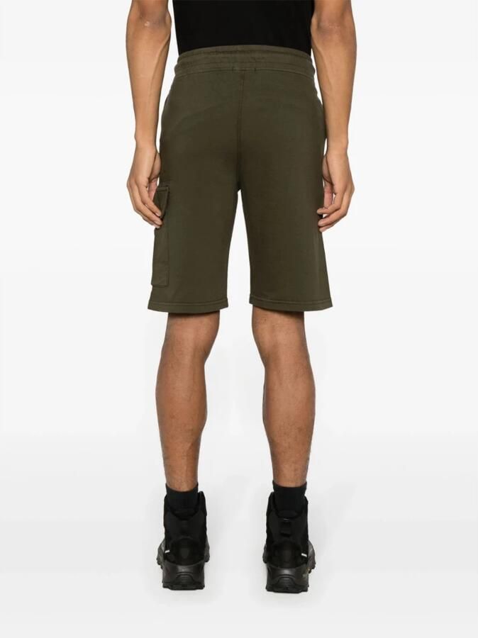 C.P. Company Lichte Fleece Shorts in Groen Green Heren - Foto 5